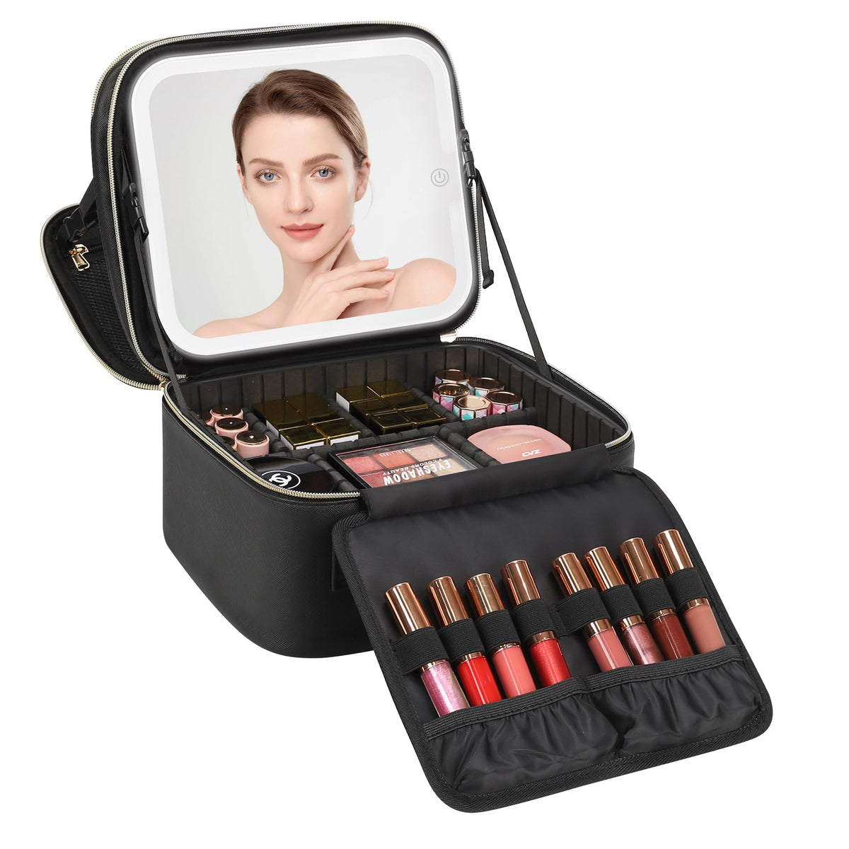 Relavel Makeup Case with Led Mirror