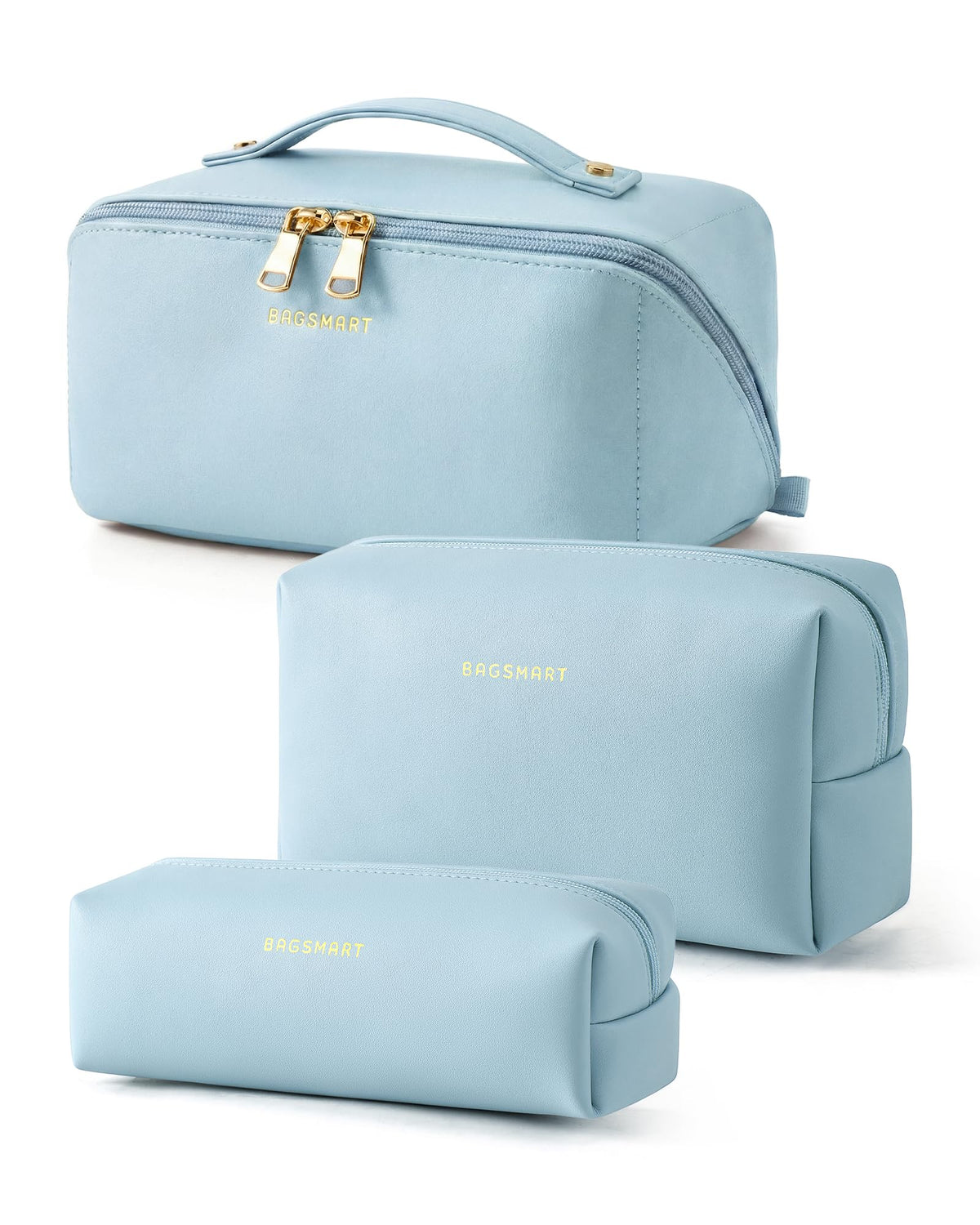 BAGSMART Makeup Bag Travel Toiletry Bag for Women, Make Up Bags