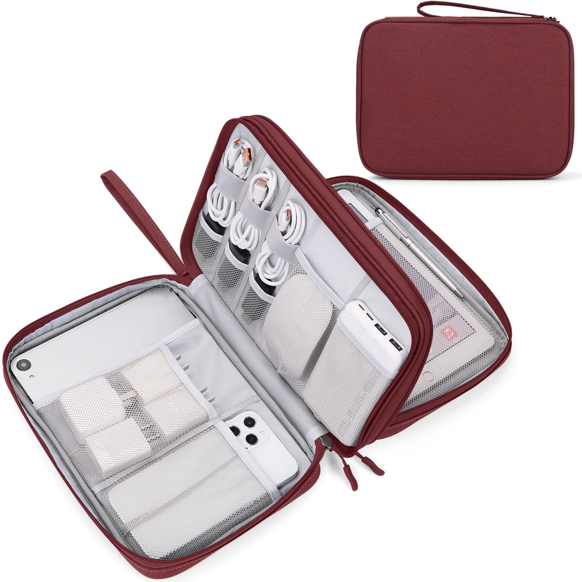 FYY Electronic Organizer, Travel Tech Pouch Bag, Cable Organizer