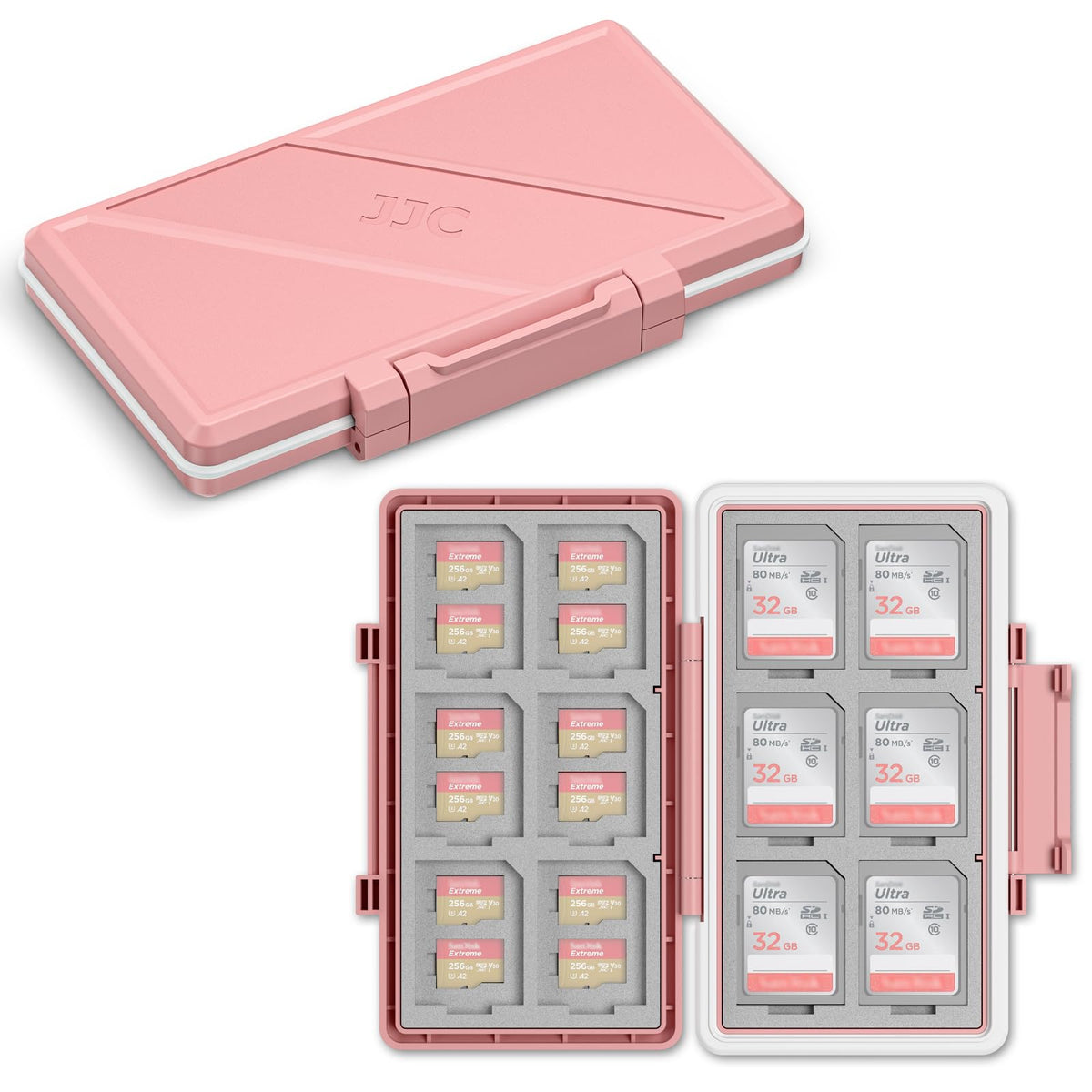 Memory Card Case Water-Resistant Anti-Shock Memory Card Wallet