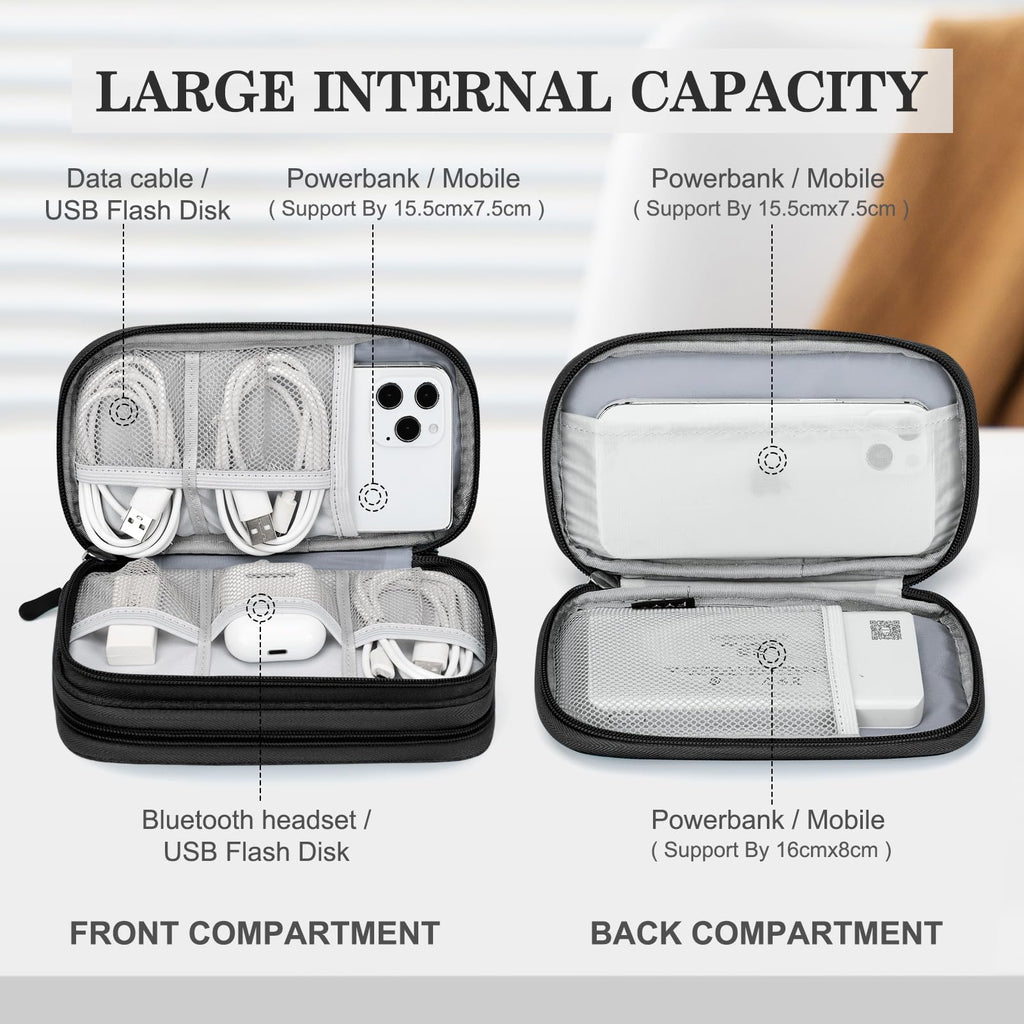 FYY Electronic Organizer, Travel Tech Pouch Bag, Cable Organizer
