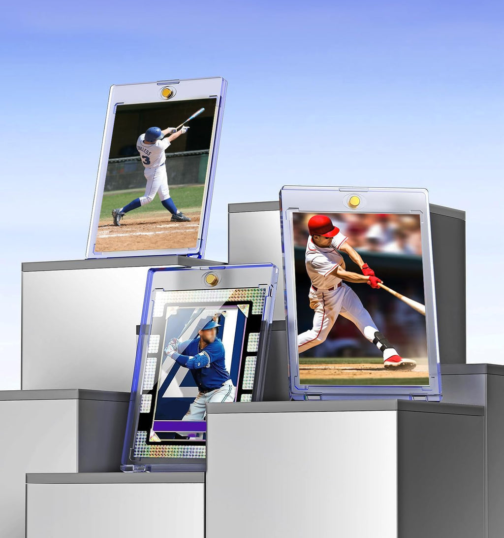 100ct Magnetic Card Holder, 35pt One Touch Card Holder for Trading Cards