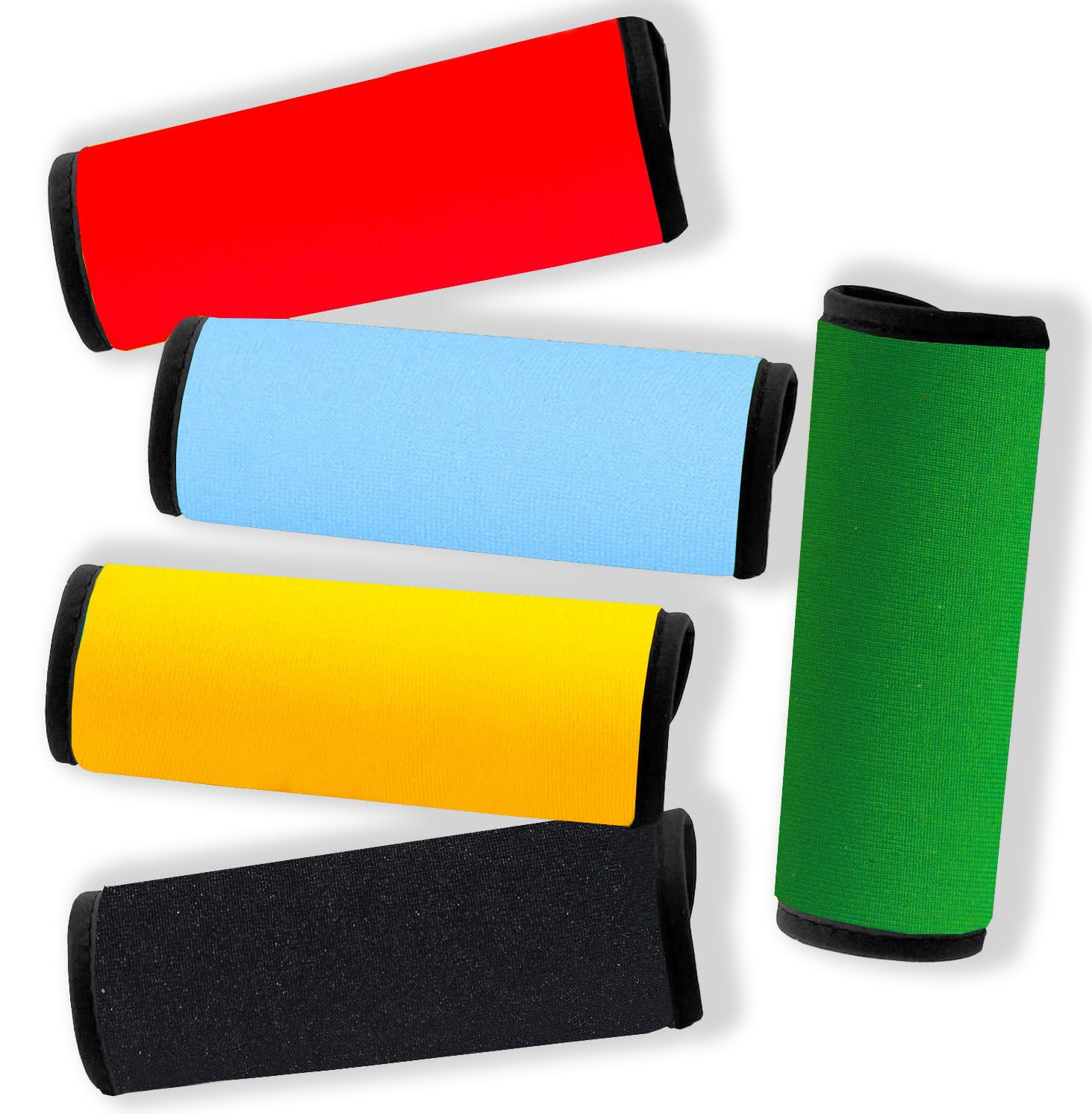 Gowraps Neoprene Luggage Handle Wraps for Traveling Bright Color Luggage Tags|Handle Wraps|Handle Covers