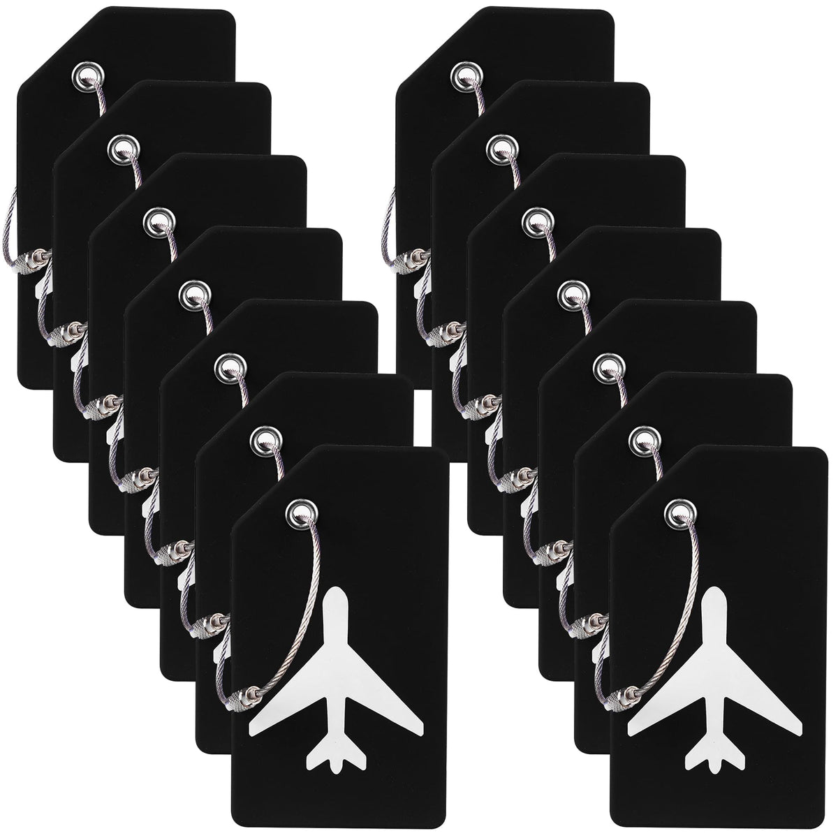 Gostwo Silicone Luggage Tags for Suitcases, Plane Travel Essentials