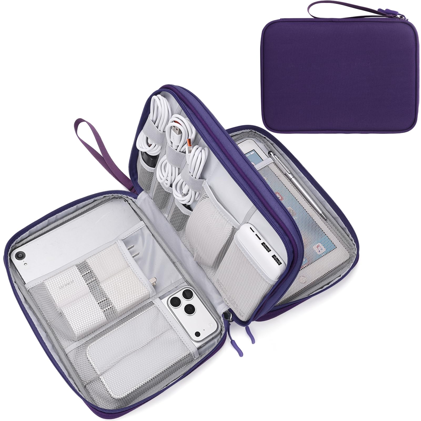 FYY Electronic Organizer, Travel Tech Pouch Bag, Cable Organizer