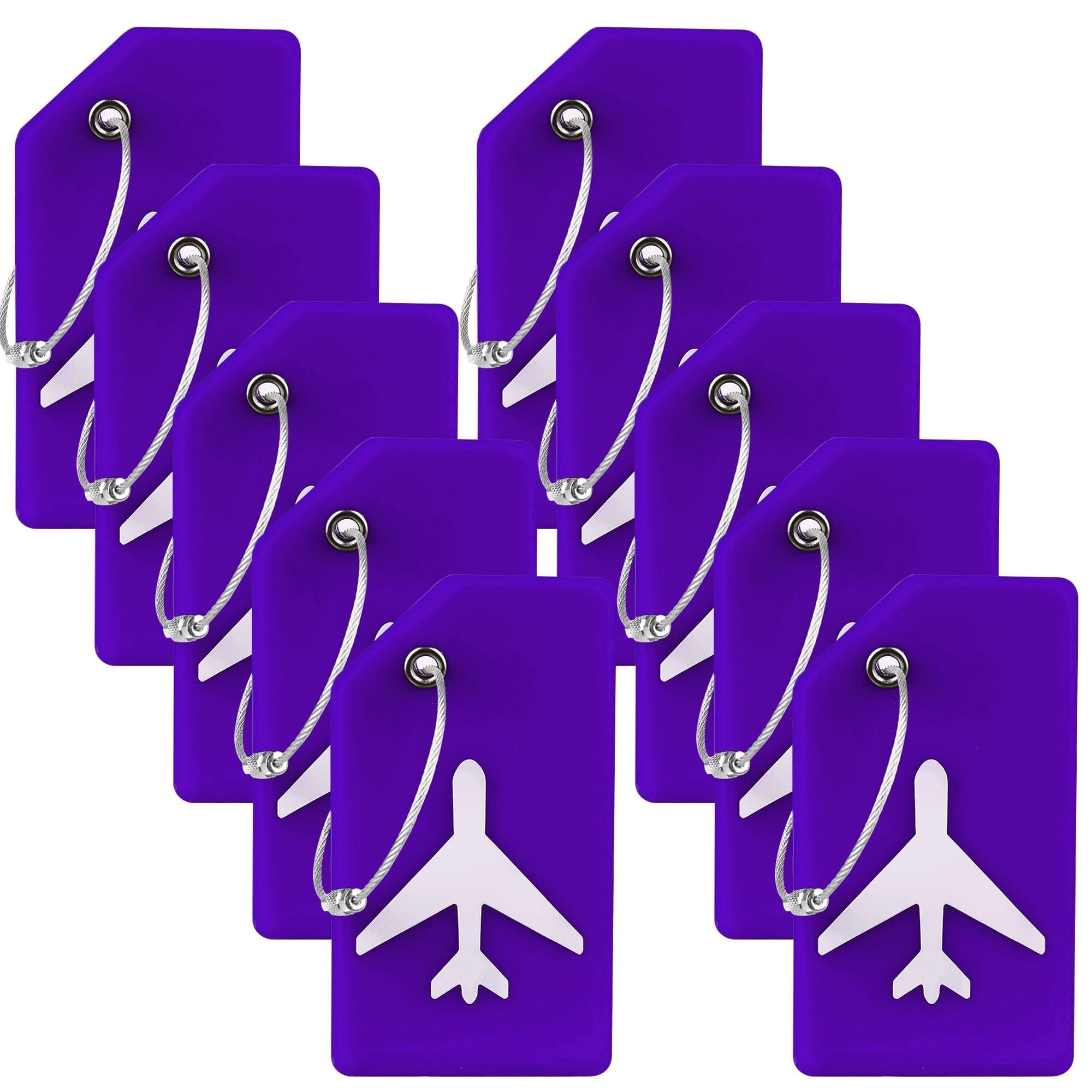Gostwo Silicone Luggage Tags for Suitcases, Plane Travel Essentials