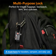 TSA-Approved Resettable Combination Cable Luggage Lock