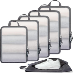 6-Piece Ultralight Compression Packing Cube Set for Travel