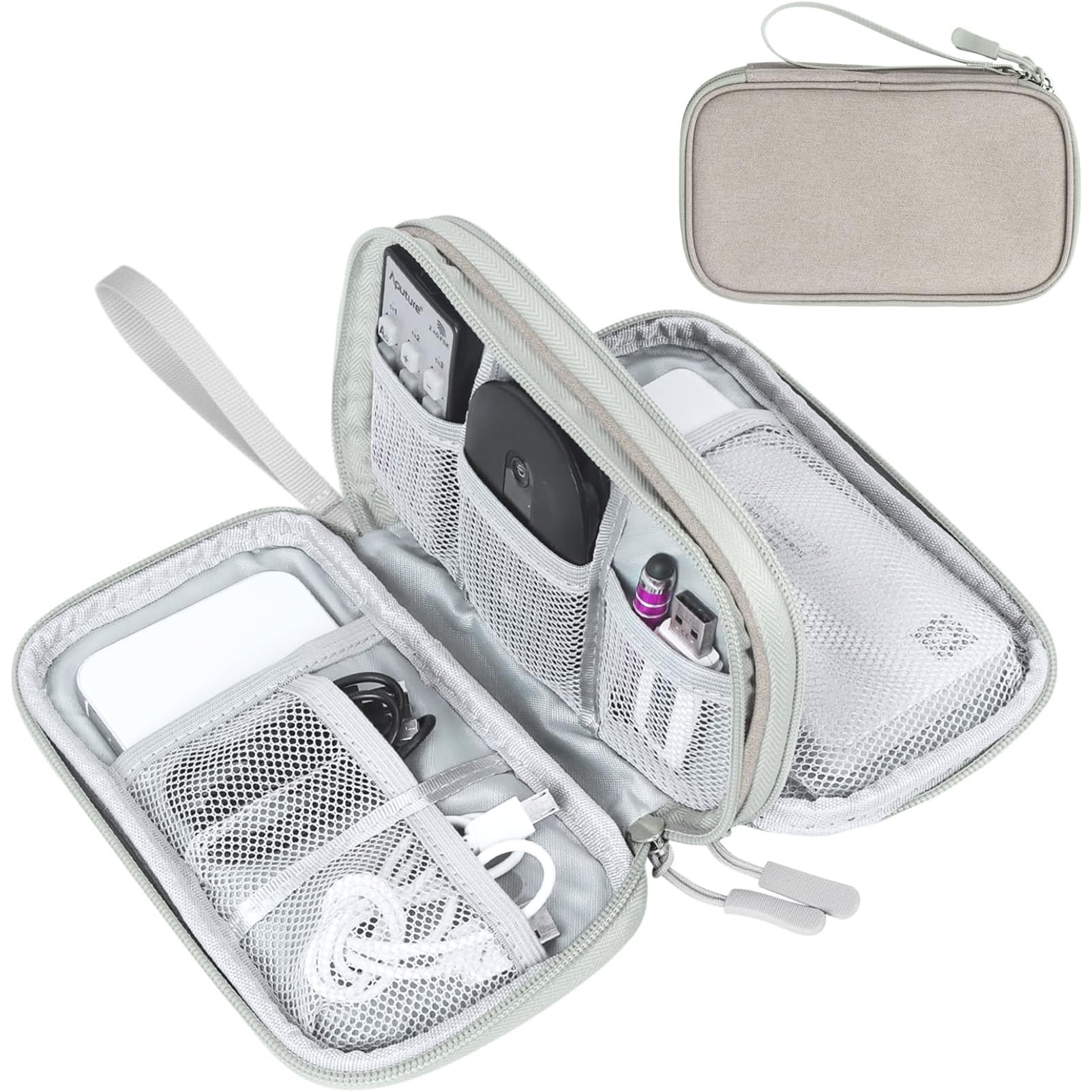 FYY Electronic Organizer, Travel Tech Pouch Bag, Cable Organizer