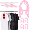 Travel Hangers, Cruise Ship Essentials Foldable Plastic Hangers Travel Essentials, Portable Cruises Must Haves, for Suitcase, RV Camping Airplane