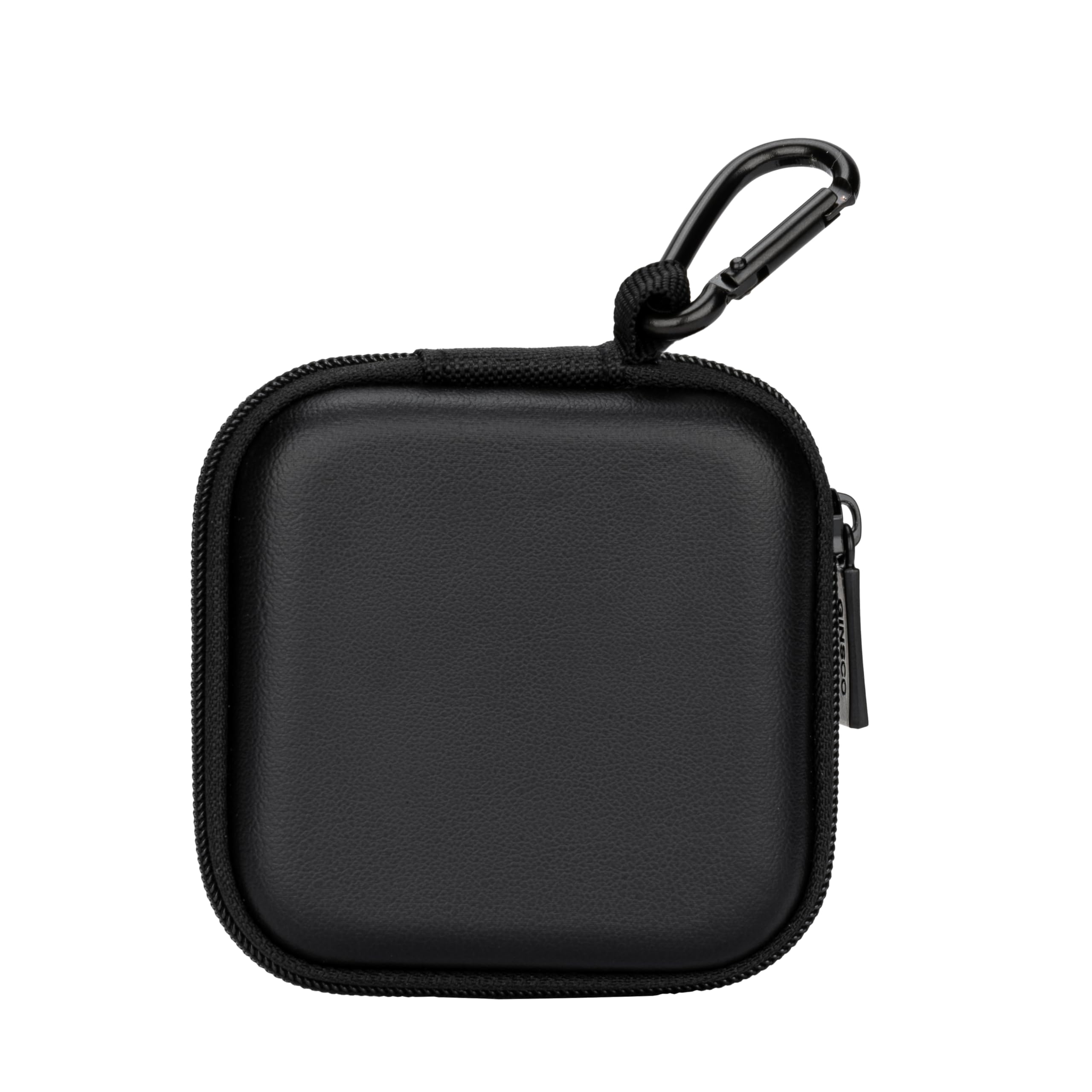 Ginsco Mini-Portable Hard Shell Earbuds Case for Apple EarPods/Samsung Galaxy Wired/Wireless Earbuds, Cell Phone Accessories Organizer with Carabiner for Earphones