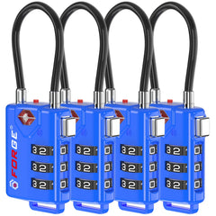 TSA-Approved Resettable Combination Cable Luggage Lock