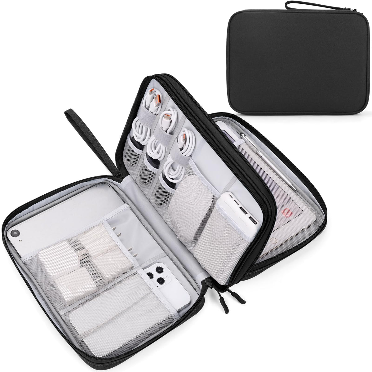 FYY Electronic Organizer, Travel Tech Pouch Bag, Cable Organizer
