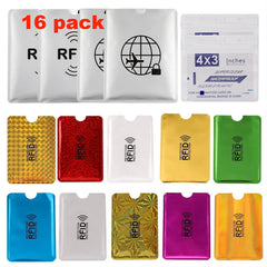 Waterproof RFID Blocking Card & Passport Sleeve Set