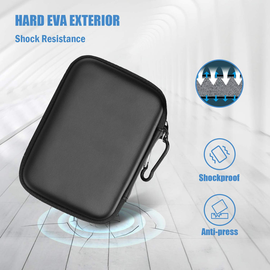 ProCase External Hard Drive Travel Case for 2.5" HDD/SSD
