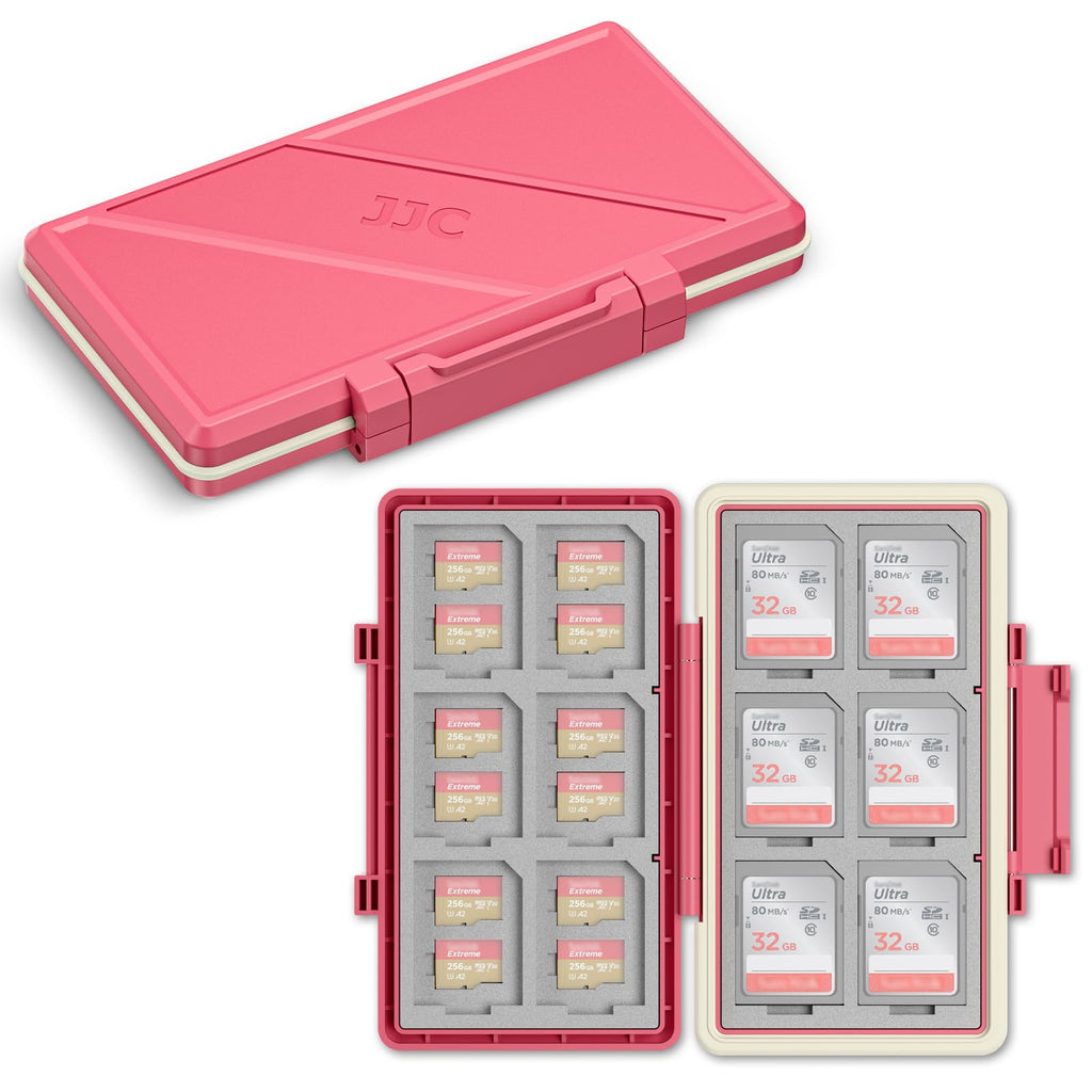 Memory Card Case Water-Resistant Anti-Shock Memory Card Wallet