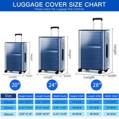 TSA-Approved Protective Luggage Cover for Suitcases