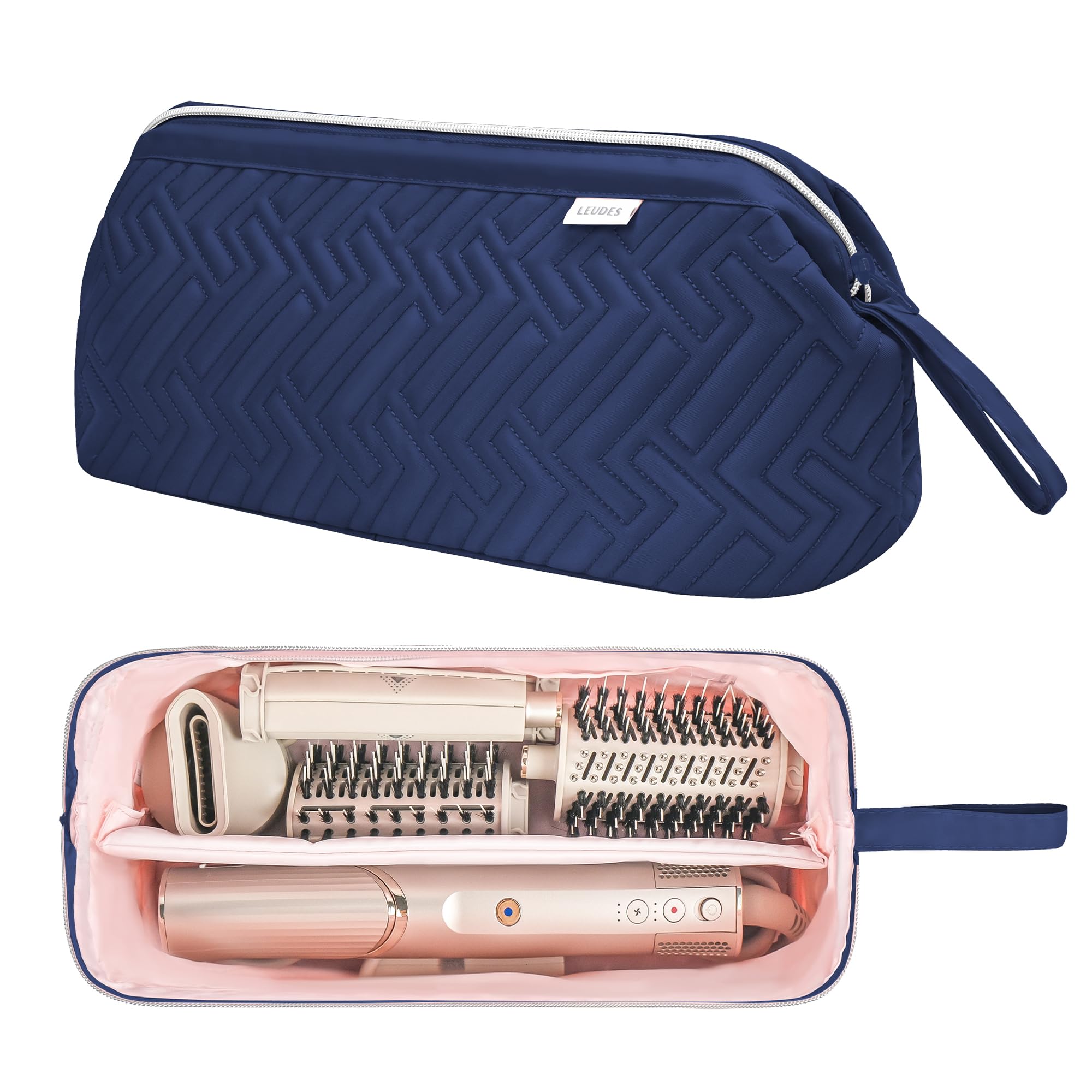 Leudes Hair Tools Travel Bag with Heat Resistant Mat for Shark Flex Style