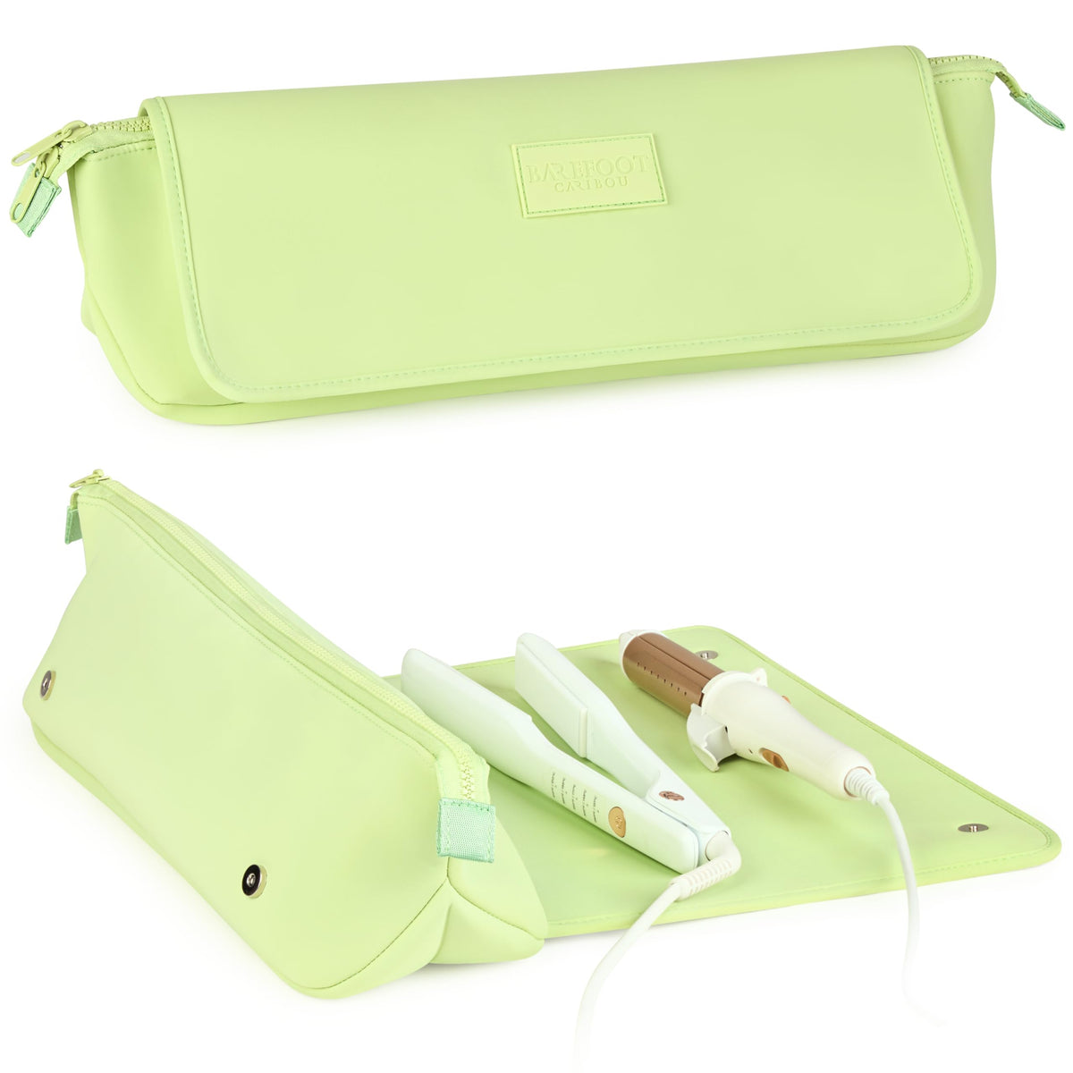 17-Inch Heat-Resistant Hair Tool Travel Bag & Mat
