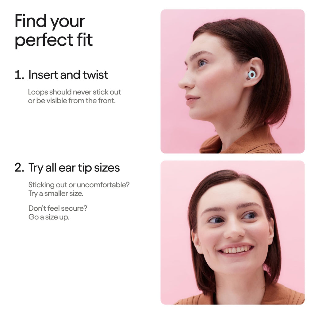 Loop Quiet 2 Ear Plugs - Ultra-Comfy Reusable Hearing Protection for Sleep