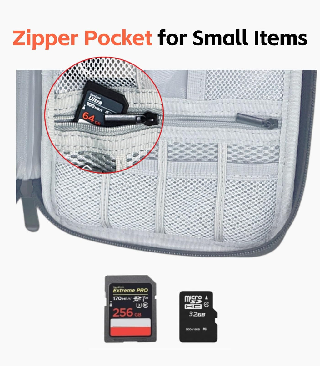 Zealearn Flash Drive Case, Thumb Drive Holder, USB Case Organizer,for SanDisk/SamData/Samsung USB Flash Drives Jump Drive Memory Stick, SD Card, Black
