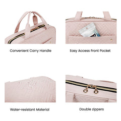 Water-Resistant Hanging Toiletry Bag with Travel Hook