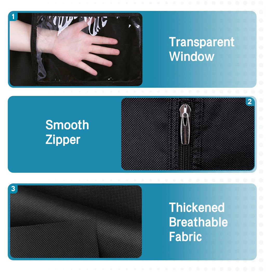 KIMBORA Suit Bags for Closet Storage