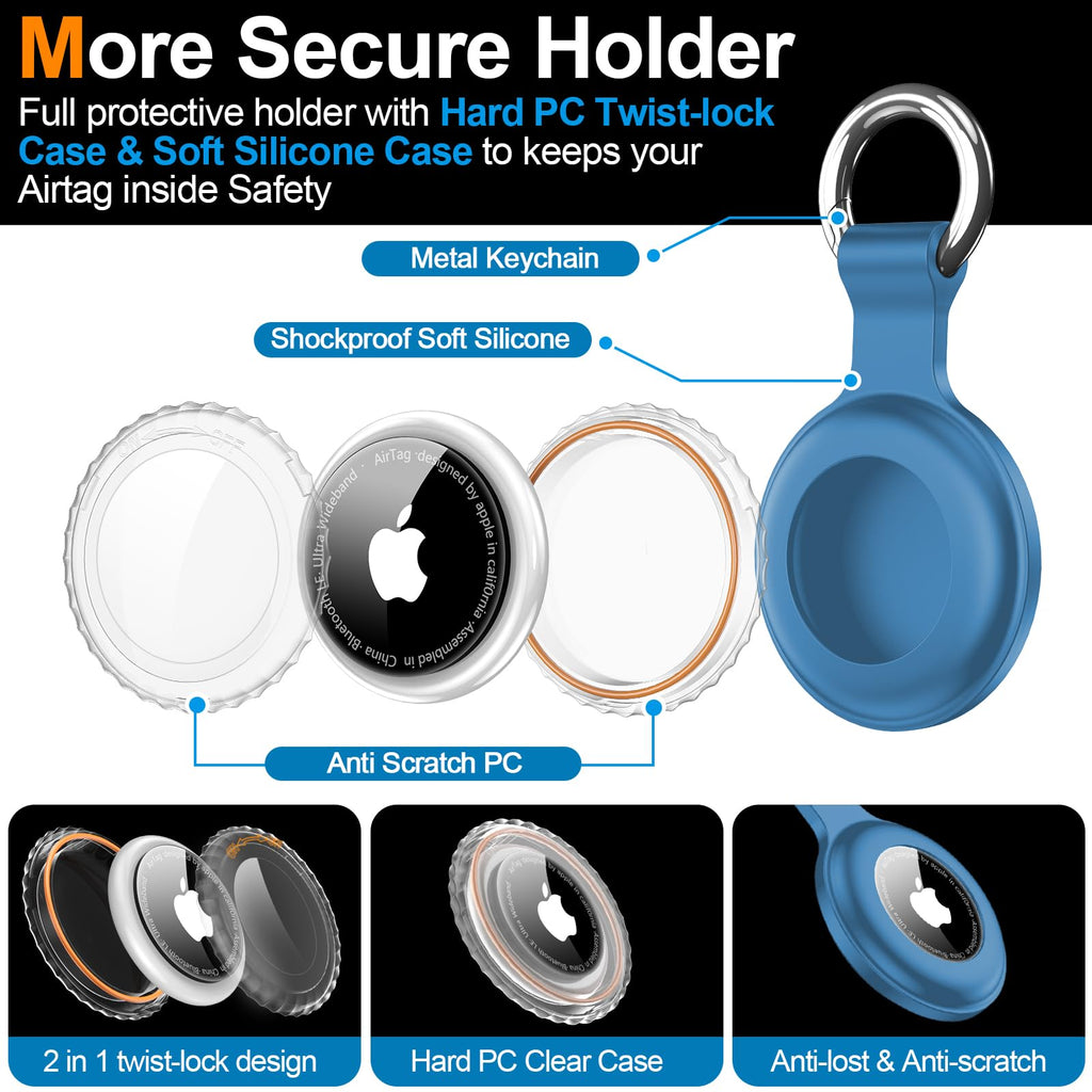 hitfine Designed for airtag Holder case