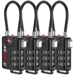 TSA-Approved Resettable Combination Cable Luggage Lock