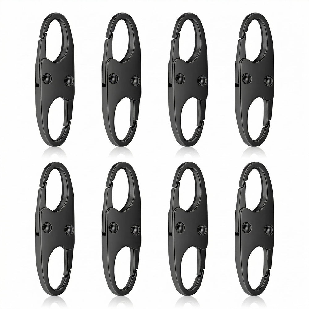 Anti-Theft Zipper Clip Carabiners for Luggage & Backpacks
