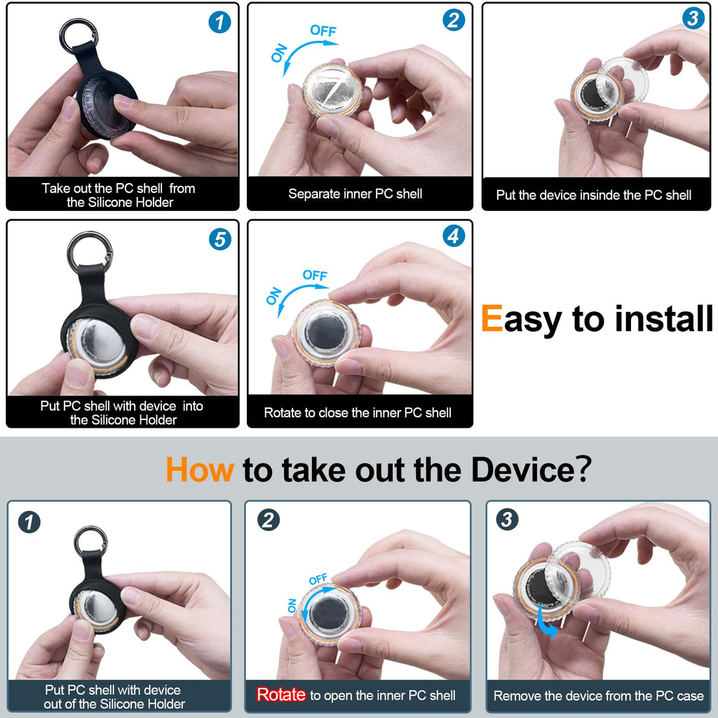 hitfine Designed for airtag Holder case