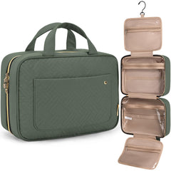 Water-Resistant Hanging Toiletry Bag with Travel Hook