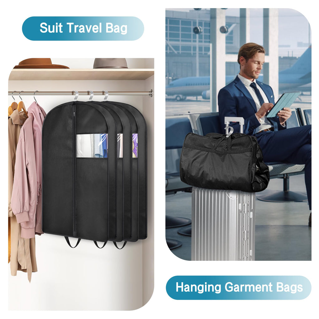 KIMBORA Suit Bags for Closet Storage