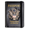 TOURSUIT RFID Blocking Passport Holder, Leather Travel Wallet