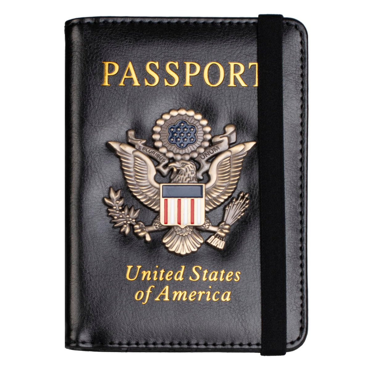 TOURSUIT RFID Blocking Passport Holder, Leather Travel Wallet
