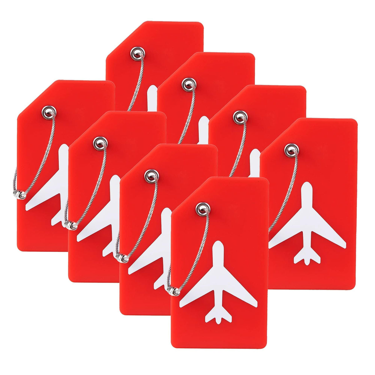 Gostwo Silicone Luggage Tags for Suitcases, Plane Travel Essentials