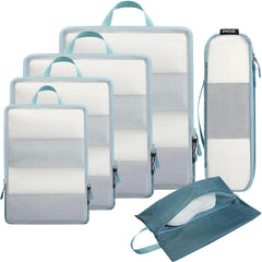 6-Piece Ultralight Compression Packing Cube Set for Travel
