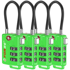 TSA-Approved Resettable Combination Cable Luggage Lock