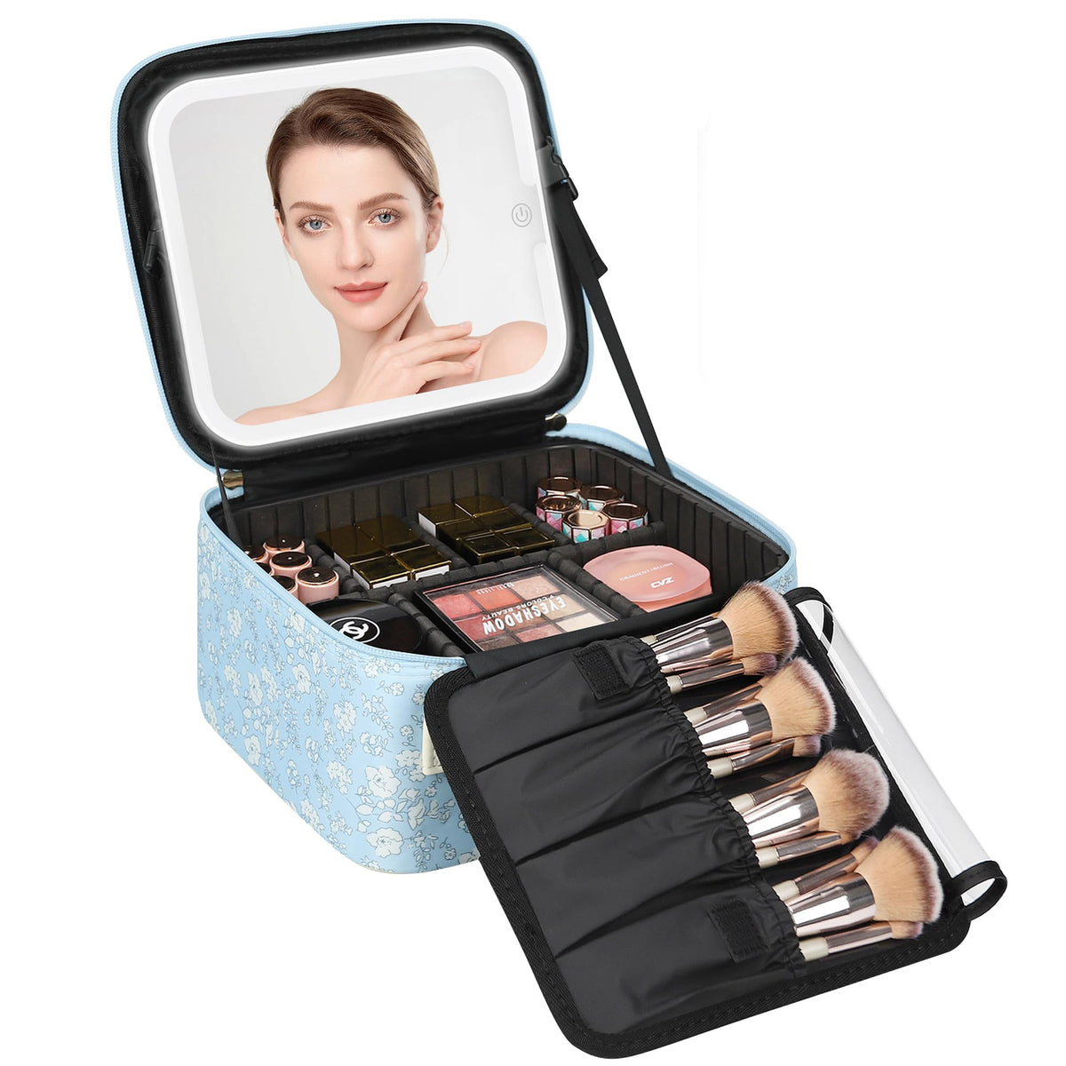 Relavel Makeup Case with Led Mirror