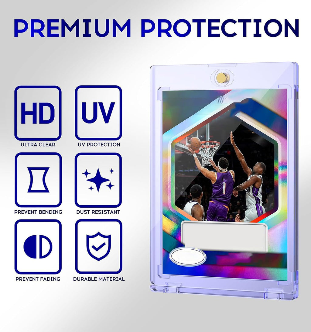 100ct Magnetic Card Holder, 35pt One Touch Card Holder for Trading Cards