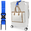 Exshoiu Luggage Hook Strap, J Hook Luggage Strap Flight Attendant with Hands Free, Adjustable Travel Luggage Straps for Add a Bag Hook