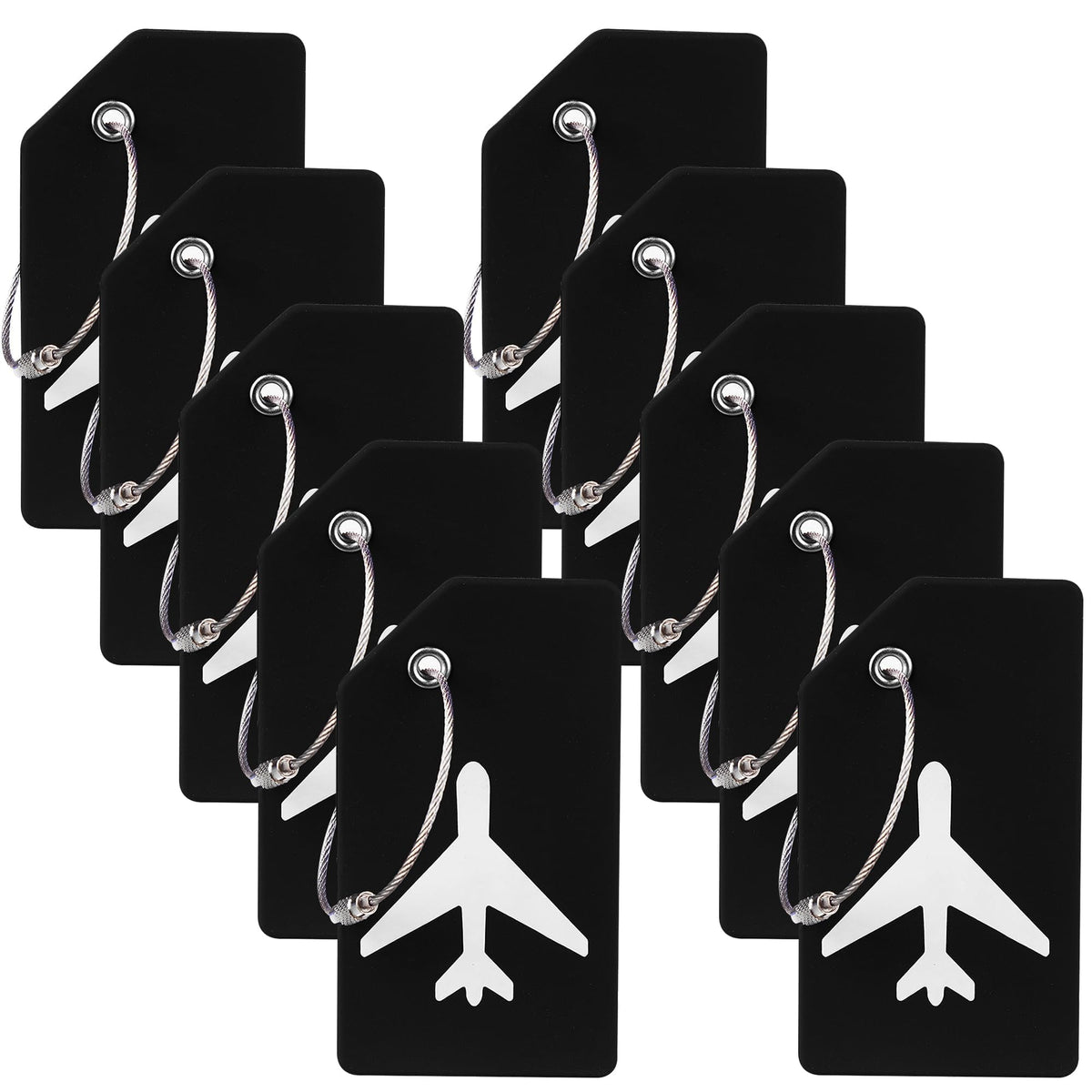 Gostwo Silicone Luggage Tags for Suitcases, Plane Travel Essentials