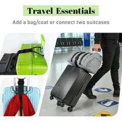 Adjustable Luggage Connector Straps for Multiple Suitcases