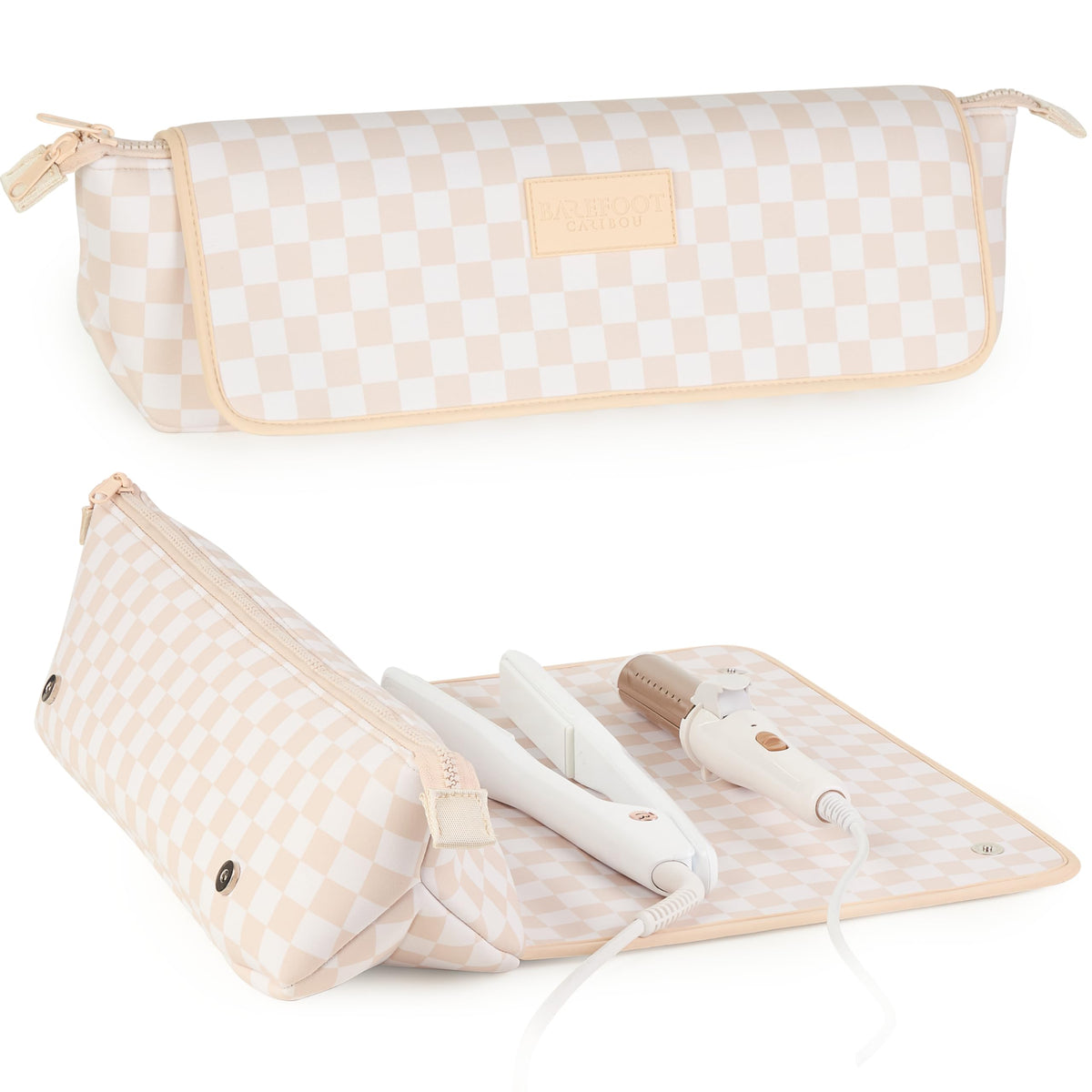 17-Inch Heat-Resistant Hair Tool Travel Bag & Mat