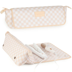 17-Inch Heat-Resistant Hair Tool Travel Bag & Mat
