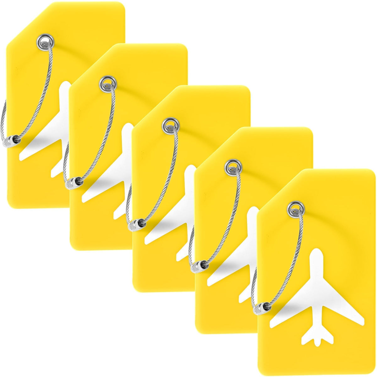 Gostwo Silicone Luggage Tags for Suitcases, Plane Travel Essentials