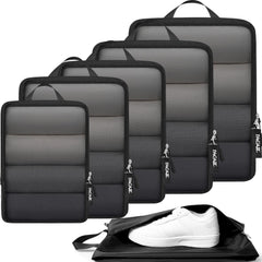 6-Piece Ultralight Compression Packing Cube Set for Travel