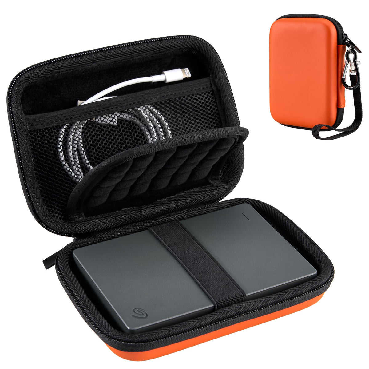 ProCase External Hard Drive Travel Case for 2.5" HDD/SSD