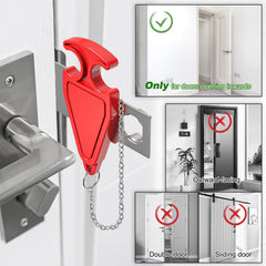 Portable Travel Door Lock for Hotel, Dorm & Apartment Security