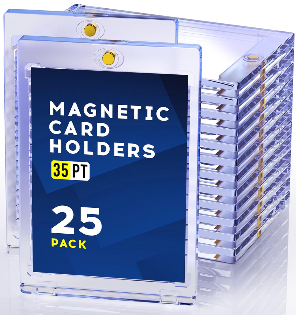 100ct Magnetic Card Holder, 35pt One Touch Card Holder for Trading Cards
